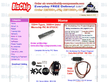 Tablet Screenshot of bizchip.com